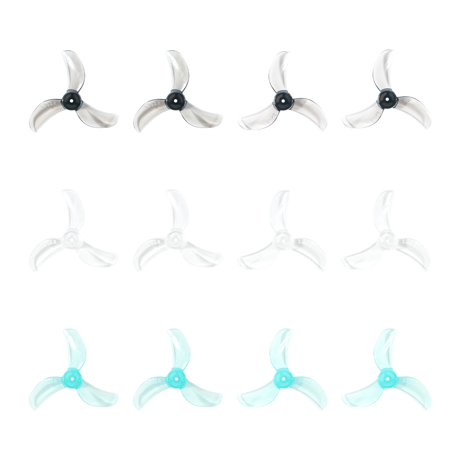 Gemfan 1208 3-blade Propellers(1.0mm Shaft) - Image 4