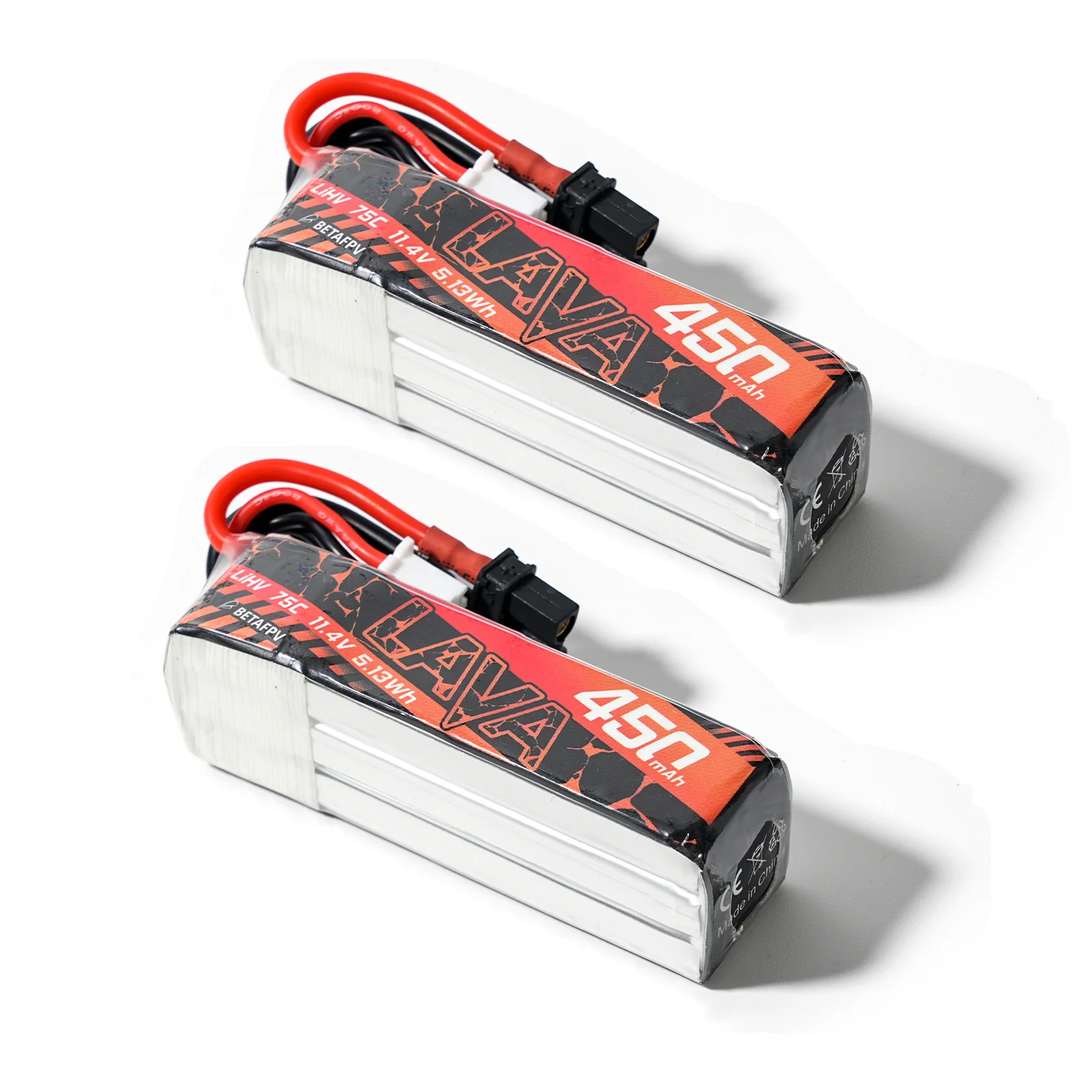 LAVA 2S/3S/4S 450mAh 75C Battery (2PCS) - Image 3